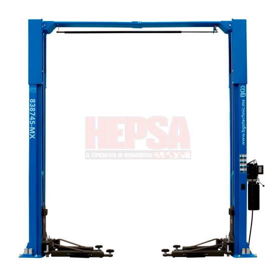 ELEVADOR / RAMPA DE 2 POSTES TIPO PORTERÍA CAPACIDAD 10000 LB 4.5 TON BGS 838745-MX