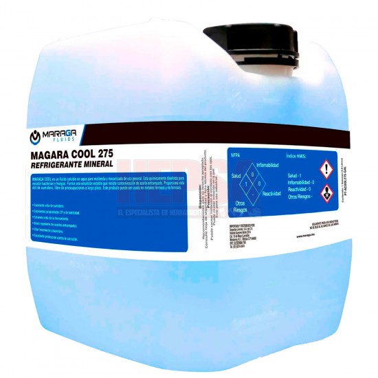 LUBRICANTE BASE ACEITE MARAGA COOL 275 3.79 LT (1 GALÓN) MARAGA PT-ACOOL275-GAL