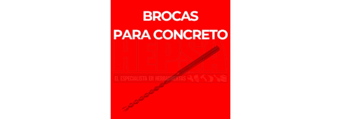 BROCAS PARA CONCRETO