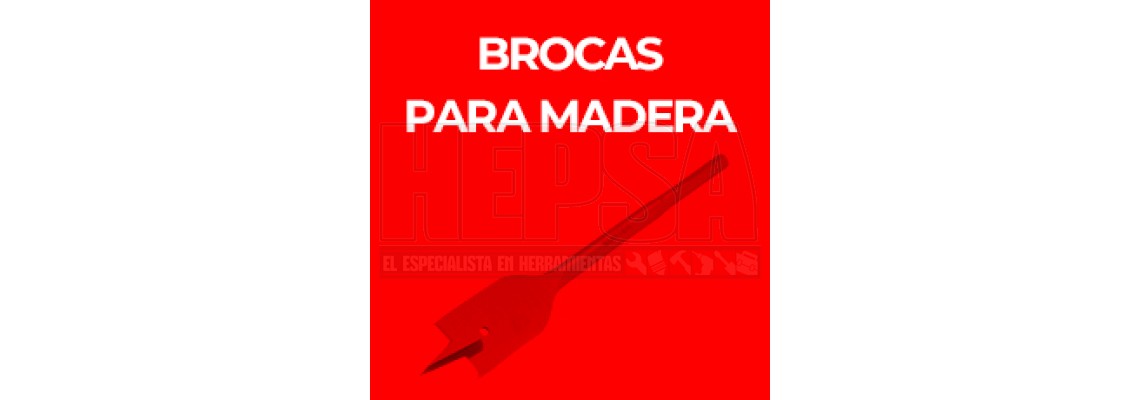 BROCAS PARA MADERA