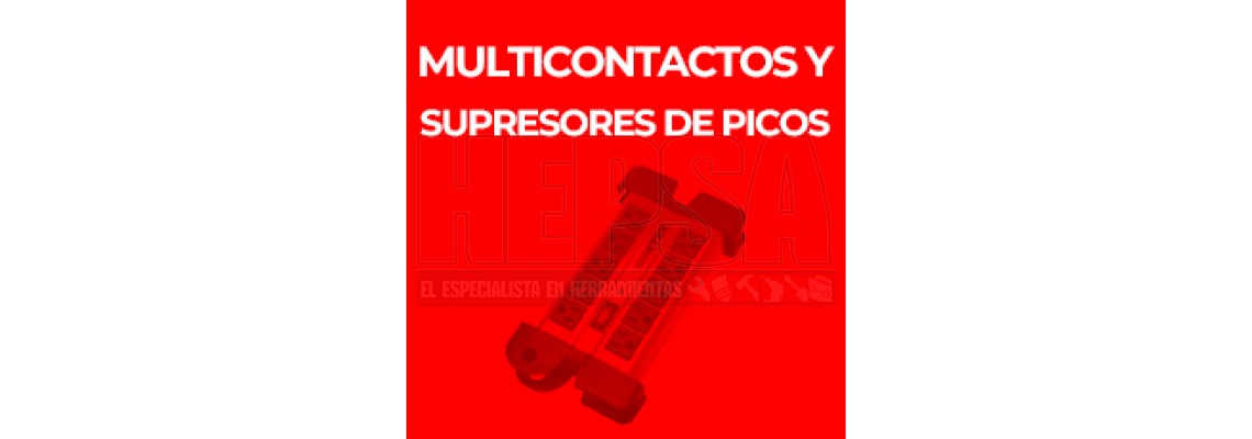 MULTICONTACTOS Y SUPRESORES DE PICOS