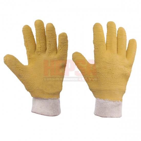 GUANTES DE ALGODÓN CON RECUBRIMIENTO DE LÁTEX TALLA G SURTEK GALA