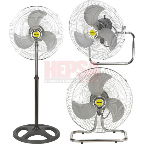 VENTILADOR 3 EN 1, 3 VELOCIDADES, 18" SURTEK VE18