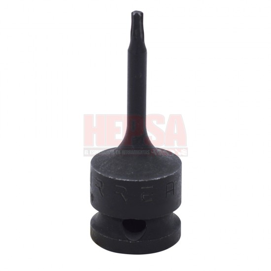 DADO DE IMPACTO CON PUNTA TORX CUADRO DE 3/8", T45 URREA 729045W