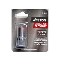 BOQUILLA PARA INYECTOR 1/8" EN BLISTER WESTON A-16534