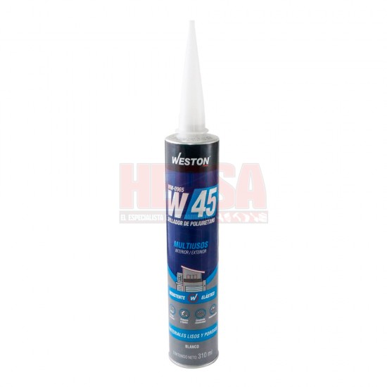 ADHESIVO W45 SELLADOR DE POLIURETANO 310 ML WESTON WM-0965